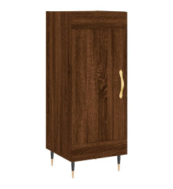 Buffet Chêne marron 34,5x34x90 cm Bois d'ingénierie