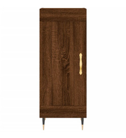 Buffet Chêne marron 34,5x34x90 cm Bois d'ingénierie