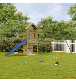 Aire de jeux d'extérieur bois de pin imprégné