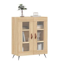 Buffet chêne sonoma 69,5x34x90 cm bois d'ingénierie