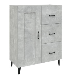 Buffet Gris béton 69,5x34x90 cm Bois d'ingénierie