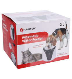 FLAMINGO Distributeur d'eau automatique pour animaux Adriana 2 L Noir