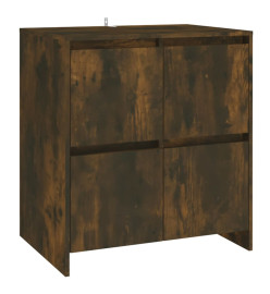 Buffet Chêne fumé 70x41x75 cm Bois d'ingénierie