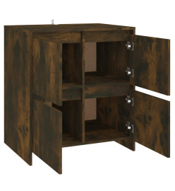 Buffet Chêne fumé 70x41x75 cm Bois d'ingénierie