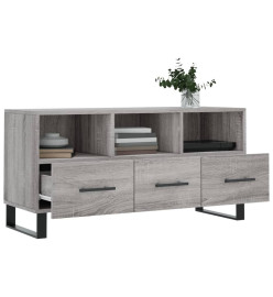 Meuble TV sonoma gris 102x36x50 cm bois d'ingénierie