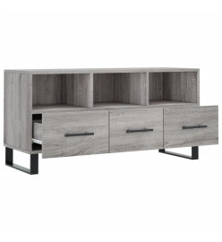 Meuble TV sonoma gris 102x36x50 cm bois d'ingénierie