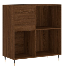 Armoire à disques chêne marron 84,5x38x89 cm bois d'ingénierie