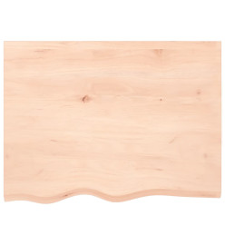 Étagère murale 80x60x2 cm bois de chêne massif non traité