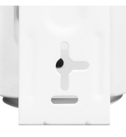 Haut-parleurs stéréo muraux 2pcs blanc intérieur extérieur 80 W