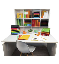 Exacompta Set de tiroirs de bureau Big-Box Harlequin avec 4 tiroirs