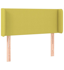 Tête de lit à LED Vert 103x16x78/88 cm Tissu