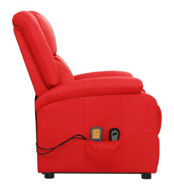 Fauteuil de massage Rouge Similicuir