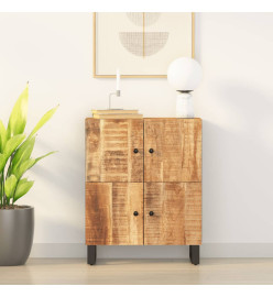 Buffet avec 4 portes 60x33x75 cm bois massif de manguier