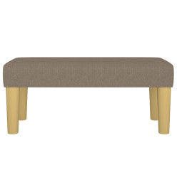 Banc Taupe 70x30x30 cm Tissu