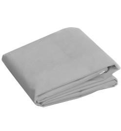 Bâche 260 g/m² 4x8 m Gris PEHD