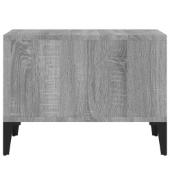 Table basse Sonoma gris 60x50x36,5 cm Bois d'ingénierie