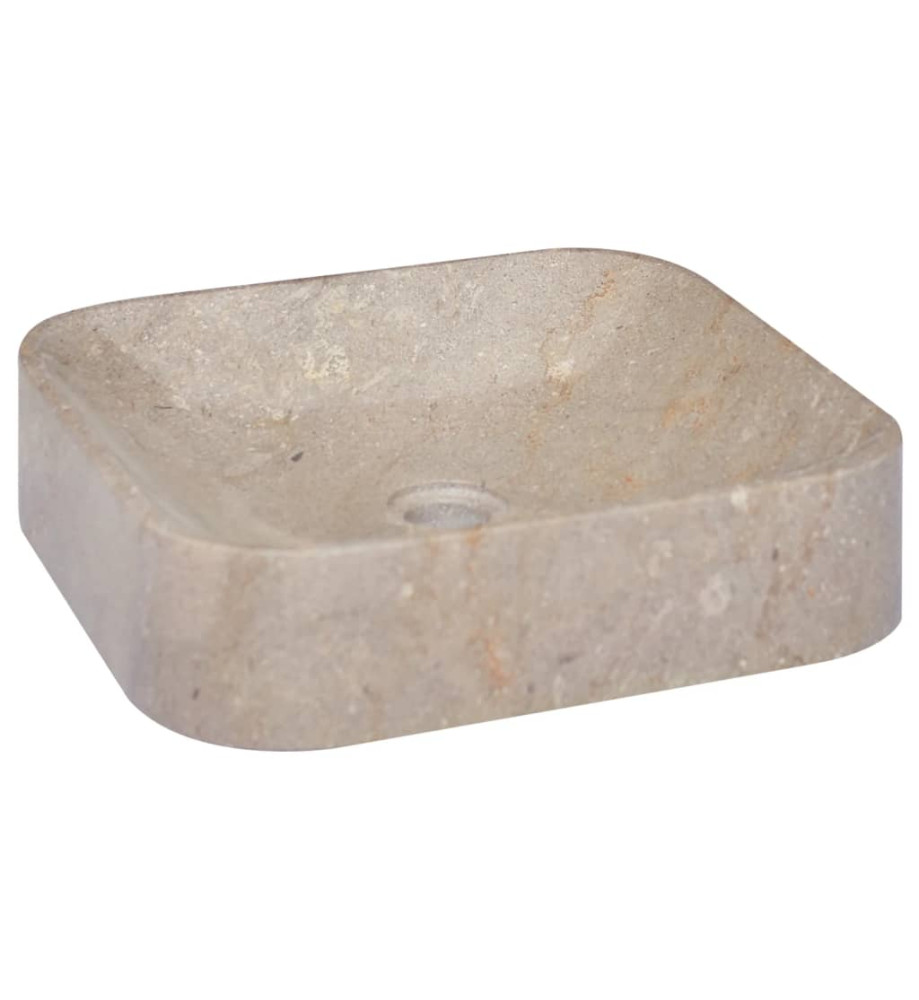 Lavabo Gris 40x40x10 cm Marbre