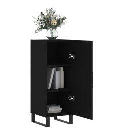 Buffet Noir 34,5x34x90 cm Bois d'ingénierie