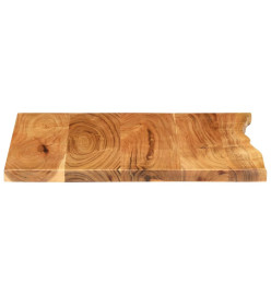 Dessus de meuble-lavabo de salle de bain Acacia 58x52x2,5 cm