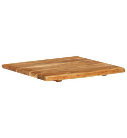 Dessus de meuble-lavabo de salle de bain Acacia 58x52x2,5 cm