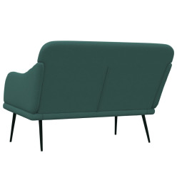 Banc Vert foncé 110x76x80 cm Tissu