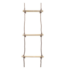 Échelle de corde pour enfants 290 cm Bois