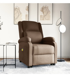 Fauteuil de massage Marron Tissu