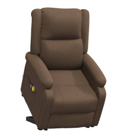 Fauteuil de massage Marron Tissu