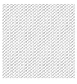 Panneau de grillage de jardin Acier inox 50x50 cm 30x17x2,5 mm