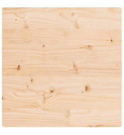 Dessus de table 40x40x2,5 cm bois de pin massif