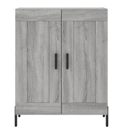 Buffet haut Sonoma gris 69,5x34x180 cm Bois d'ingénierie