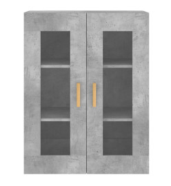 Armoires murales 2 pcs gris béton bois d'ingénierie