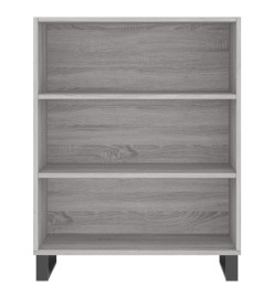 Buffet haut Sonoma gris 69,5x34x180 cm Bois d'ingénierie