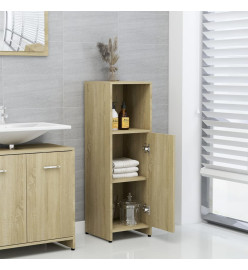 Armoire de salle de bain Chêne sonoma 30x30x95 cm Aggloméré