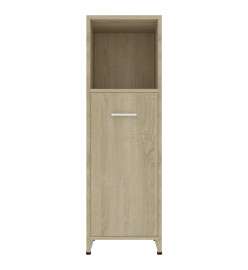 Armoire de salle de bain Chêne sonoma 30x30x95 cm Aggloméré