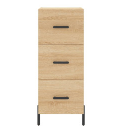 Buffet haut Chêne sonoma 34,5x34x180 cm Bois d'ingénierie