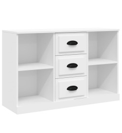 Buffets 3 pcs Blanc Bois d'ingénierie