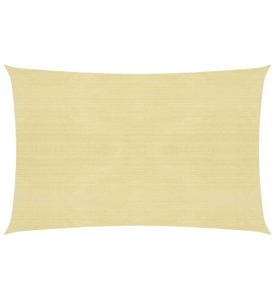 Voile d'ombrage 160 g/m² Beige 3,5x5 m PEHD