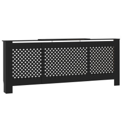 Cache-radiateur MDF Noir 205 cm