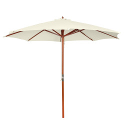 Parasol 300x258 cm Blanc sable