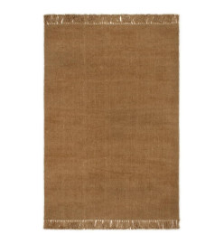 Tapis avec glands 100x200 cm Jute