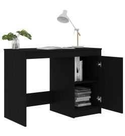 Bureau Noir 100x50x76 cm Aggloméré