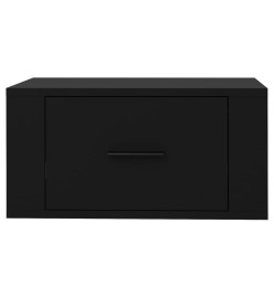 Tables de chevet murales 2 pcs Noir 50x36x25 cm