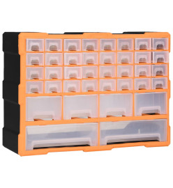 Organisateur multi-tiroirs avec 40 tiroirs 52x16x37,5 cm