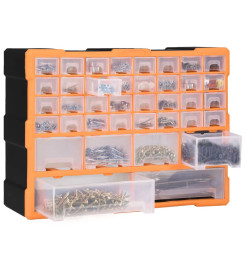 Organisateur multi-tiroirs avec 40 tiroirs 52x16x37,5 cm