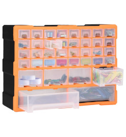 Organisateur multi-tiroirs avec 40 tiroirs 52x16x37,5 cm