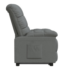 Fauteuil inclinable Gris foncé Tissu