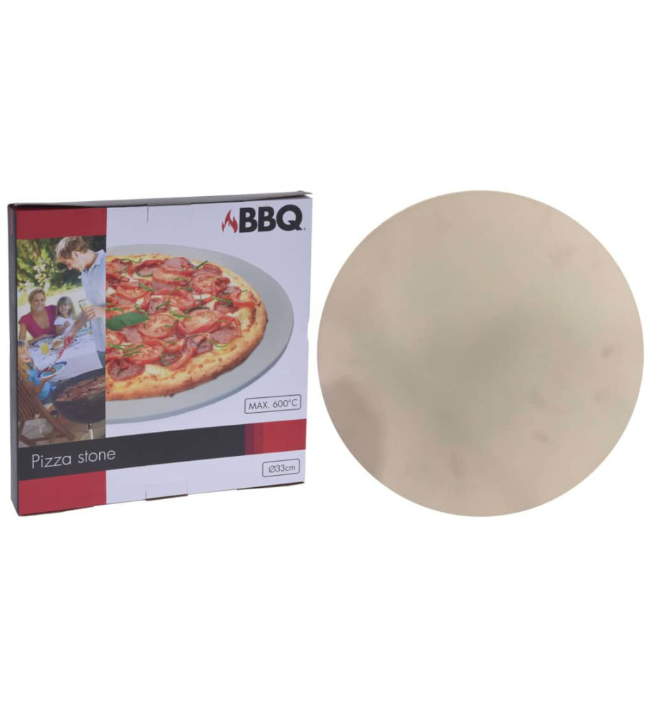 ProGarden Pierre à pizza pour barbecue 30 cm Crème