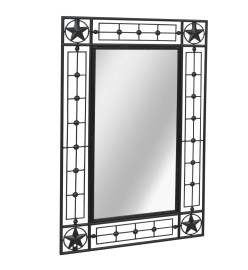 Miroir mural Rectangulaire 50 x 80 cm Noir