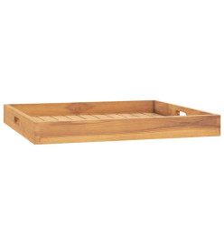 Plateau de service 60x60 cm Bois de teck massif